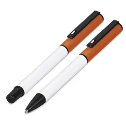 Altitude Stanza Ball Pen & Rollerball Set Orange